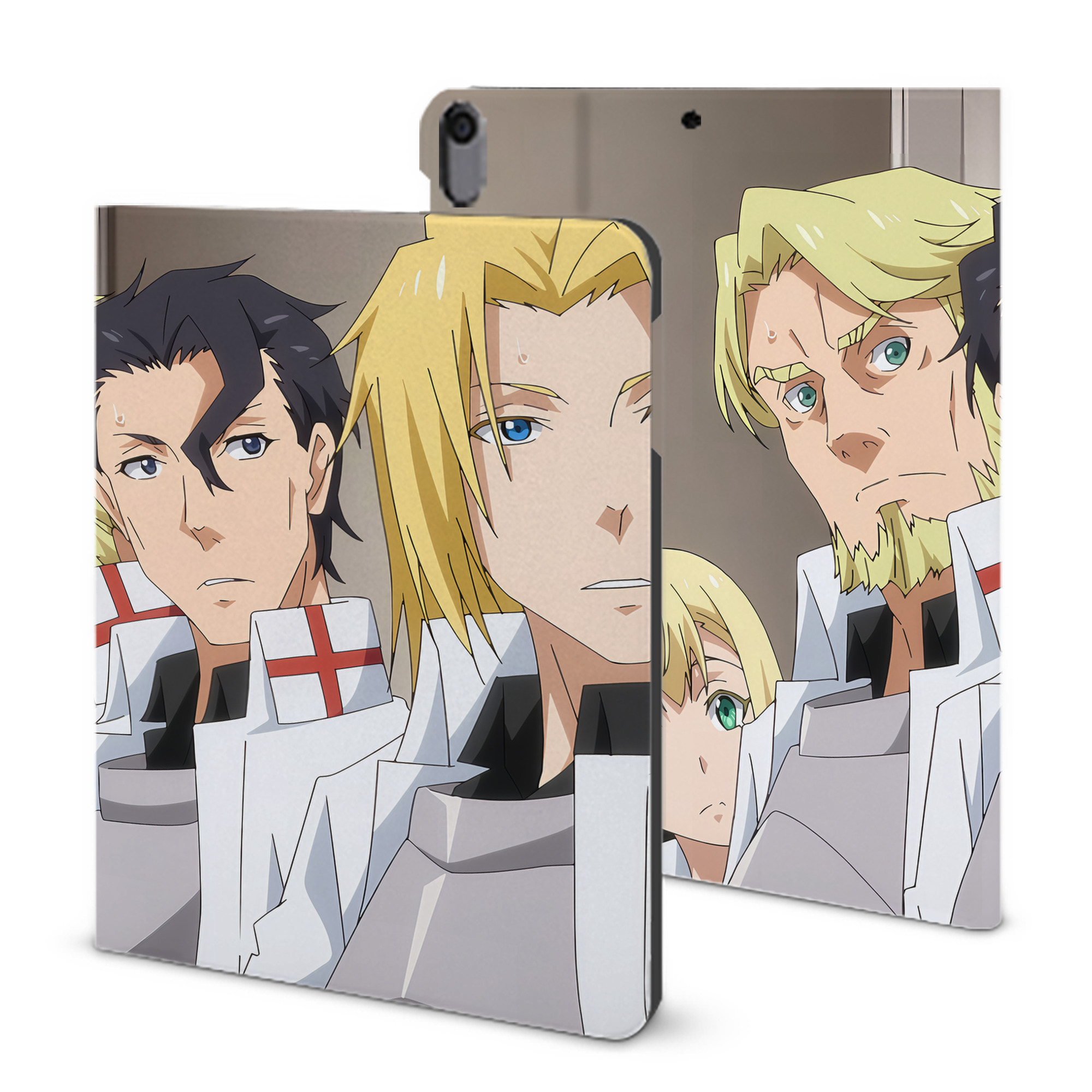 （画像用） 転スラ Regarding Reincarnated to Slime IPad ケース ブック型 PUレザー TPU 耐衝撃 軽量 薄型 ペン収納なし 全面保護 IPad 各モデル対応